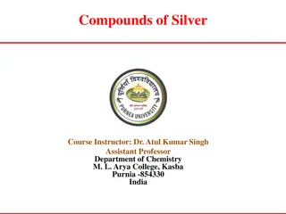 Compounds of Silver