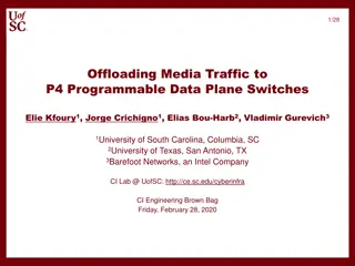 Offloading Media Traffic to  P4 Programmable Data Plane Switches