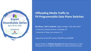 Offloading Media Traffic to  P4 Programmable Data Plane Switches