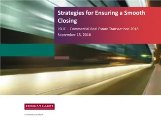 Strategies for Ensuring a Smooth Closing in Commercial Real Estate Transactions