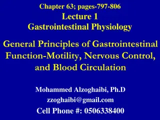 General Principles of Gastrointestinal Motility