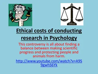 Ethical Costs in Psychological Research