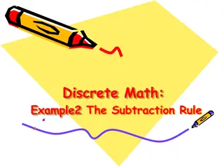 Example of The Subtraction Rule in Discrete Math