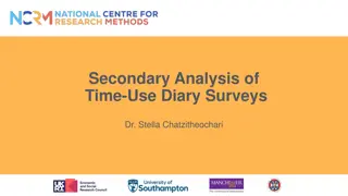 Secondary Analysis of Time-Use Diary Surveys