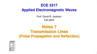 Pulse Propagation on Transmission Lines: Visualizing Wave Travel