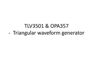 Triangular Waveform Generator with Various Voltage Divider Configurations