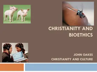 Christianity and Bioethics: Exploring Morality and Ethics