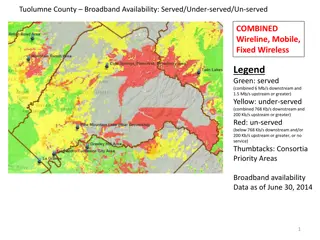 Tuolumne County Broadband Availability Overview