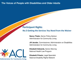 Ensuring Participant Rights in Medicaid Waiver Services