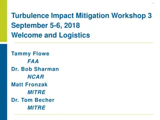 Turbulence Impact Mitigation Workshop Logistics