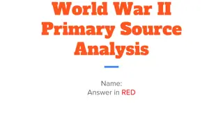 World War II Analysis: Pearl Harbor, Women's Role, D-Day, Holocaust, Atomic Bomb