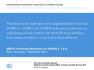 Implications of Decision Implementation on Kyoto Protocol Methodological Issues