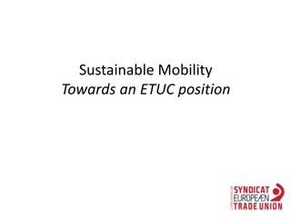 Sustainable Mobility: ETUC's Position