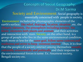 Society and Environment Relationship