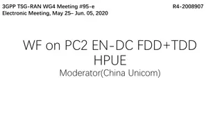 Specification for Power Class 2 High Power UE for EN-DC