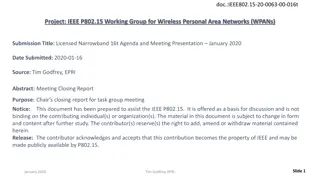 Project: IEEE P802.15 Working Group for Wireless Personal Area Networks (WPANs)