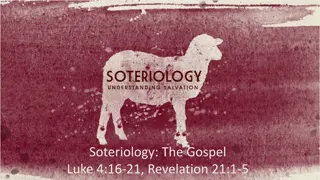 Soteriology in Luke & Revelation for Christian Understanding