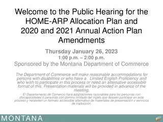 Public Hearing for HOME-ARP Allocation Plan and 2020-2021 Annual Action Plan Amendments