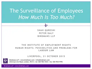 The Surveillance of Employees: Balancing Control and Privacy