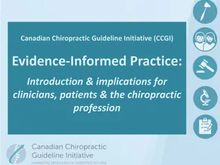 Canadian Chiropractic Guideline Initiative: Evidence-Informed Practice