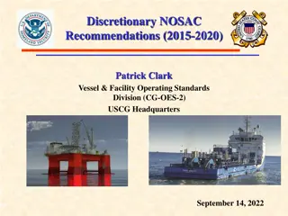 Discretionary NOSAC Recommendations Database Development