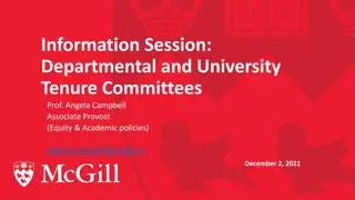 McGill University Tenure Regulations