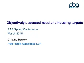 Objectively assessed need and housing targets