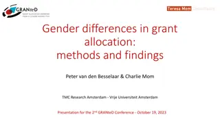 Gender Bias in Grant Allocation: Methods and Findings