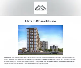 Flats in Kharadi Pune | ARV Uthville | Pune