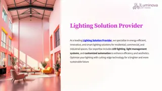 Your Trusted Lighting Solution Provider for Smart and Efficient Illumination