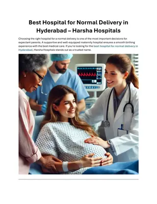 Best Hospital for Normal Delivery in Hyderabad – Harsha Hospitals