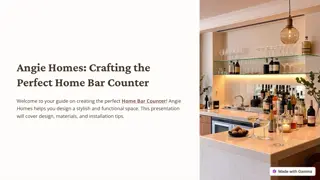 Your Home with a Stylish Home Bar Counter from Angie Homes