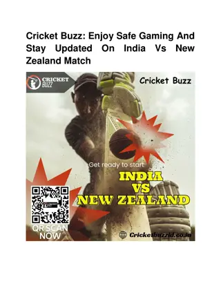 Cricket Buzz_ Enjoy Safe Gaming And Stay Updated On India Vs New Zealand Match