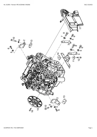 CLAAS SCORPION 746 AND 746 VARIPOWER Telehandler Parts Catalogue Manual Instant Download (SN K3500021-K3599999)