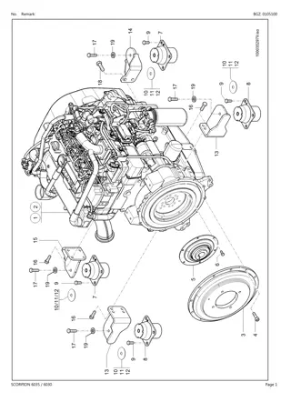 CLAAS SCORPION 6035 6030 Telehandler Parts Catalogue Manual Instant Download (SN 415110001-415119999)