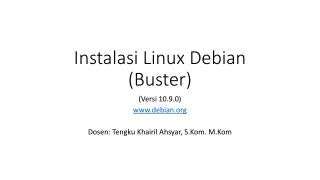 Instalasi Linux Debian