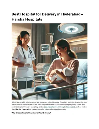 Best Hospital for Delivery in Hyderabad - Harsha Hospitals