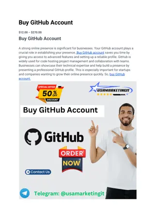 Best Places to Buy a GitHub Account Safely