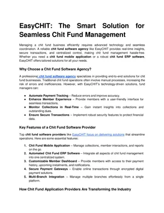 The Smart Solution for Seamless Chit Fund Management