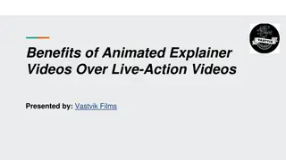 Benefits of Animated Explainer Videos Over Live-Action Videos