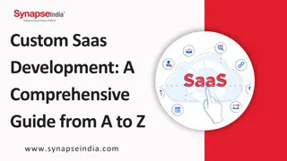 SaaS Development Services for Cloud-Based, Scalable Applications