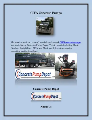 CIFA Concrete Pumps, concretepumpdepot.com