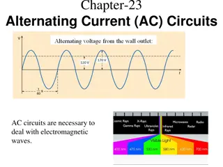 Alternating Current Circuits and Reactance