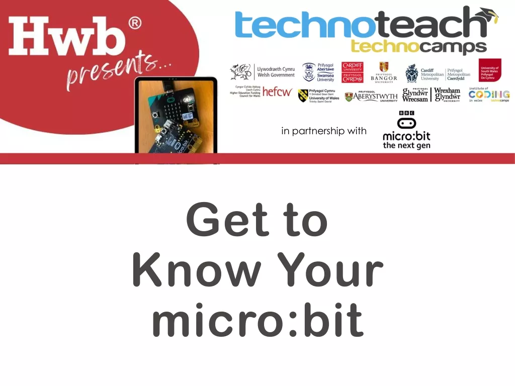 micro:bit - The Next Gen Technocamps Partnership