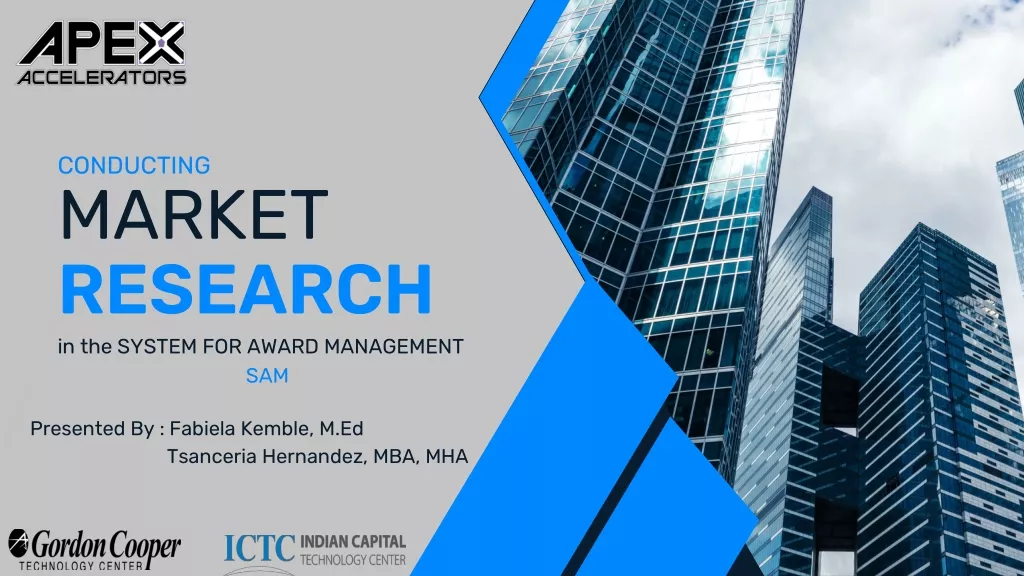 Market Research in the System for Award Management (SAM)