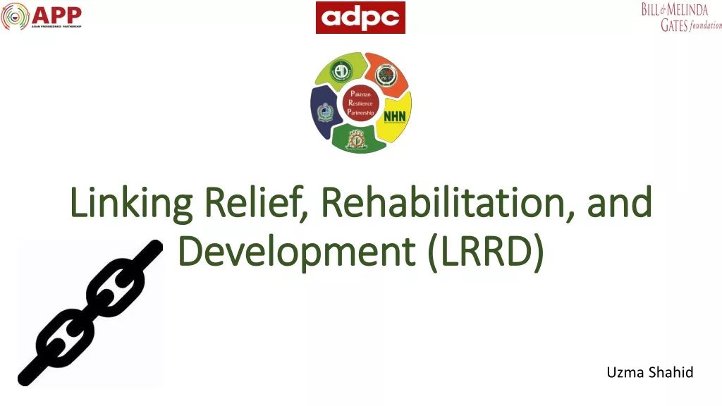 Linking Relief, Rehabilitation, and Development (LRRD) Approach