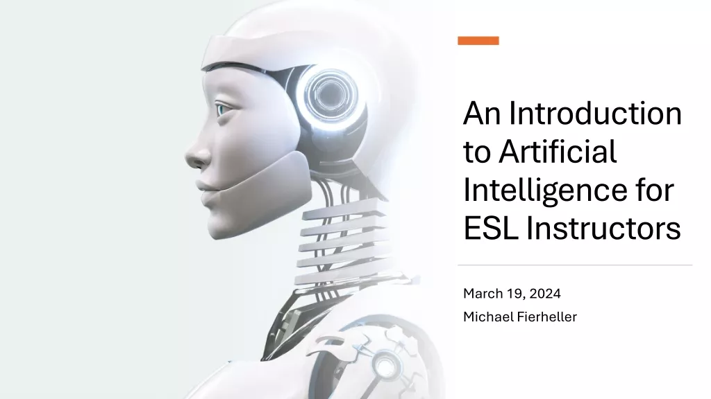 Artificial Intelligence in ESL Education