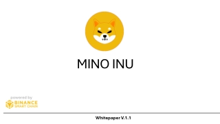 MINO.INU: Redefining Memecoin on Binance Smart Chain