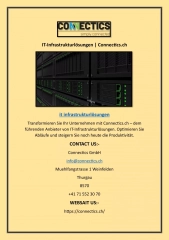 IT-Infrastrukturlösungen | Connectics.ch