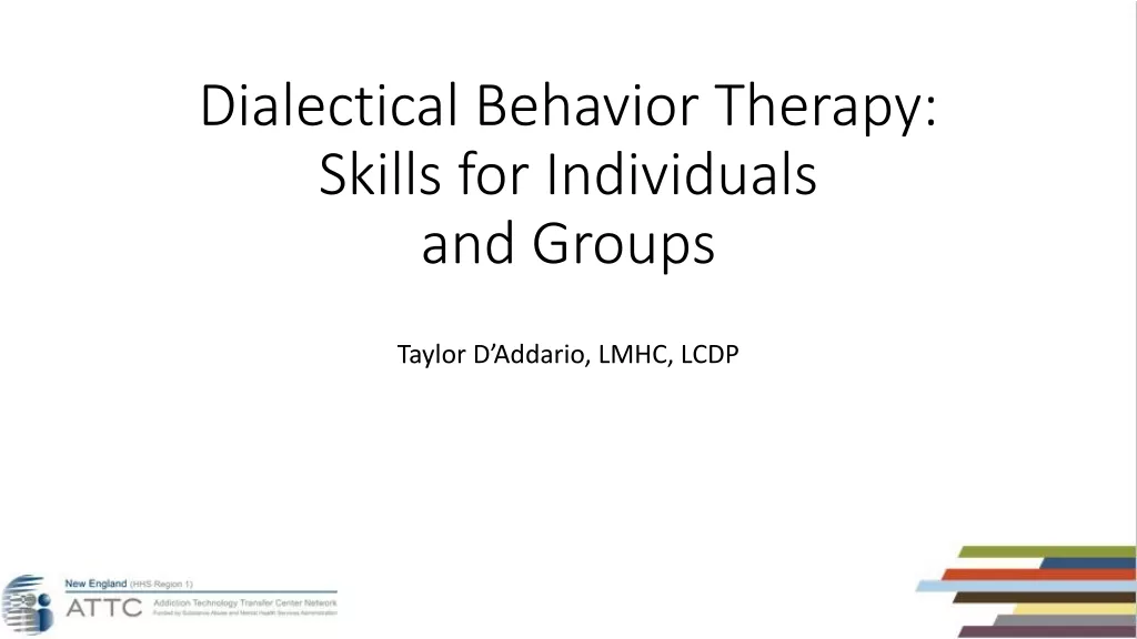 Dialectical Behavior Therapy (DBT) Skills and Practices